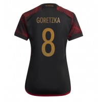 Zenski Nogometni Dres Njemačka Leon Goretzka #8 Gostujuci SP 2022 Kratak Rukav